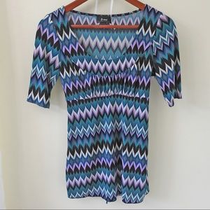 [Byer California] Scoop Neck Top with Tie Back